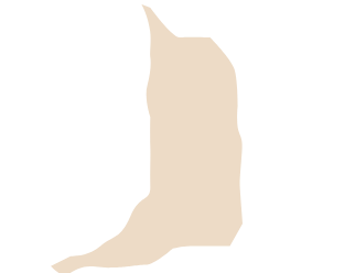 大阪府の形のイラスト